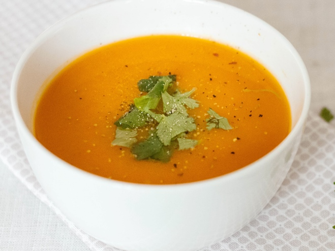 Pompoen - Paprikasoep